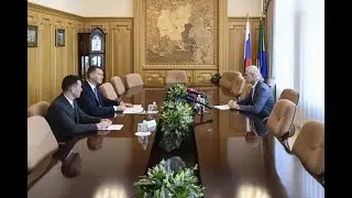 Встреча Михаила Дегтярёва и Олега Матыцина