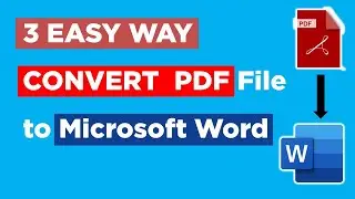 Best 3 Easy Way to Convert PDF  Files to Text Documents or MS  Word Document