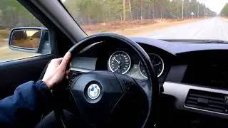 BMW e60 525d 0-100 km/h