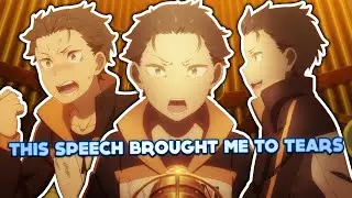 The Greatest Speech In History By Natsuki Subaru - Re Zero Season 3 Episode 7 Review