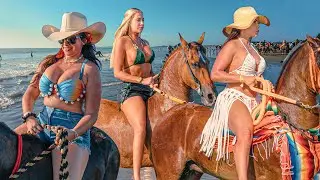 Increíble CABALGATA en las PLAYAS de CARTAGENA 🔥 COLOMBIA 2024 🎄