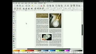 heathenX Inkscape Tutorials: episode 077 - DTP-like functionality in Inkscape