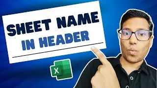 Insert Sheet Name in Header or Footer in Excel (It's Super Easy)