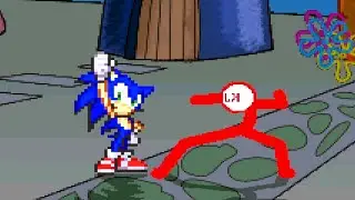 TEAM SONIC  and  KJ  BATTLES  WITH  MUGENS  IN  SURVIVAL  MODE