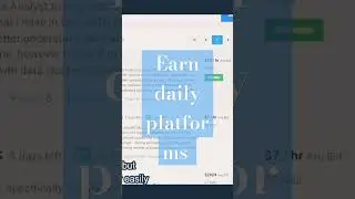 🚀Boost Earning Potential!💰 Discover the Hottest Daily Platforms for Passive Income 🔥#earnmoneyonline