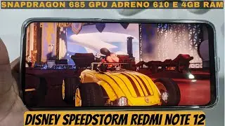 DISNEY SPEEDSTORM NO REDMI NOTE 12 QUASE EXPLODIU.KKKKKK