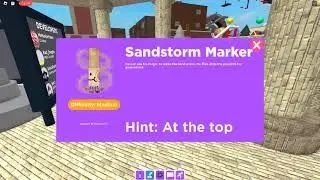 как  найти sandstorm marker roblox