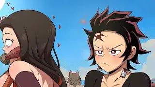 Tanjiro x Shinobu┃Demon Slayer Comic Dub