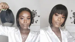 🇿🇦 Trying out the Frindge/Bang Clip-in!  | Super Easy |South African YouTuber