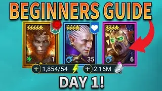 Raid Shadow Legends Beginners Guide - What To Do On Your FIRST DAY (2025)