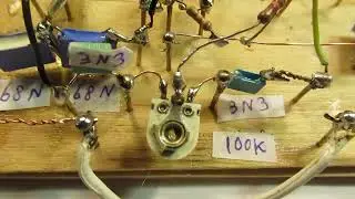 Audio pre amplifier & tone control (bass-high),  a classical circuit of the 1970s demo & schematic