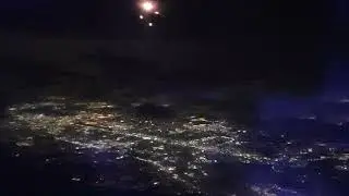 Flying over LA During Storm