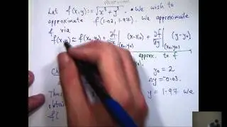 Taylor polynomials: functions of two variables