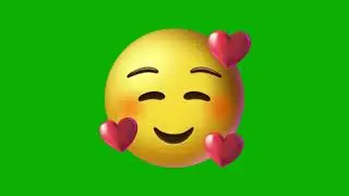 Animated Smile emojis green screen | Different Smiley | Everything Green Screen