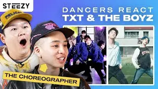 Dancers React to TXT & The Boyz (ft. Devin Pornel)