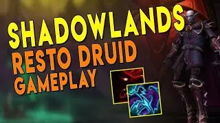 Shadowlands RESTO DRUID Dungeon Gameplay - Venthyr Covenant & Balance Affinity Testing | WoW BETA