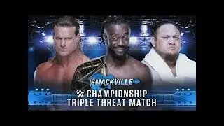 Kofi Kingston vs. Dolph Ziggler vs. Samoa Joe - WWE Title Match: SMACKVILLE 2019