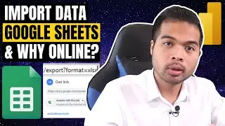 Import data from Google Sheets into Power BI // Beginners Guide to Power BI in 2021