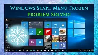 Fix windows start menu frozen problem || Start menu and search bar not working || Problem solved