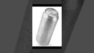 Realistic cold soda can mockup in photoshop - Full video here on my Youtube Channel