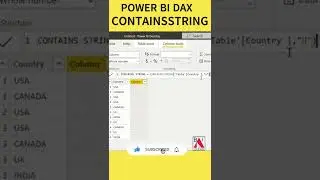 Contains String Dax Power BI