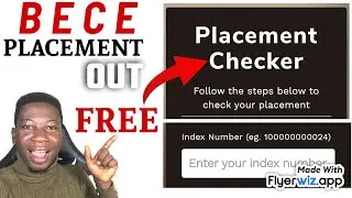 How to check BECE PLACEMENT 2024 | Free Checking