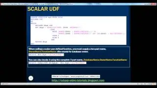 30  Scalar user defined functions in sql server