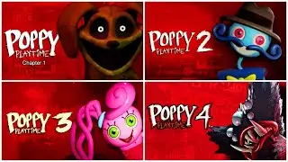 Poppy Playtime Chapter 1 2 3 & 4 Full Gameplay Walkthrough No Commentary | full game