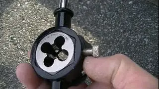 How To Thread a Stripped Bolt  ( using a die to create new threads )