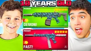 a 10 YEAR OLD DEMON makes my META LOADOUT on Warzone Rebirth Island