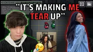 Valkyrae gets Emotional while playing AMONG US with Sykkuno again