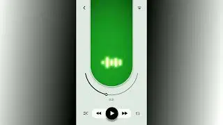 music player green screen || audio visualizer green screen || spotify music player green screen