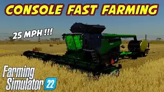 Harvest And Bale At 25 MPH On Console