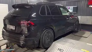 Volkswagen Tiguan R-line Stage 3 by Revo: замер мощности на диностенде
