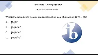 Chemistry HL Past Paper Review #2