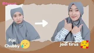 TIPS & TRICK Pakai Hijab Bergo Khusus untuk wajah Bulat !