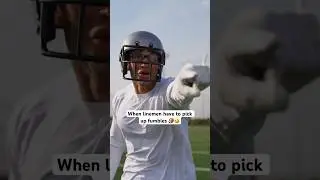 When linemen have to pick up fumbles‼️🤣 #nfl #footballshorts #collegefootball #oline