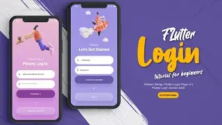 Flutter Login Page UI