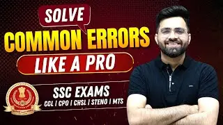 Sentence Errors | Exam Oriented Questions | English Grammar | SSC CGL, CHSL, CPO, STENO, MTS