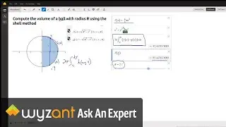Show that the volume of a sphere (radius R) is given by (4/3)pi r^3 using the shell method.
