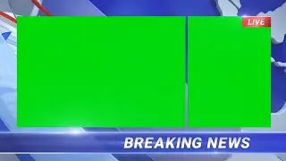 3D Animated Breaking News Bumper - Green Screen Video | green screen video | kinemaster 