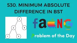 530. Minimum Absolute Difference in BST