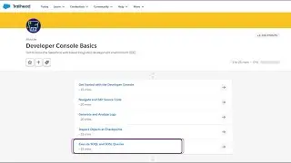 Execute SOQL and SOSL Queries || Developer Console Basics