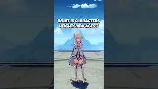 What is characters heights and ages 