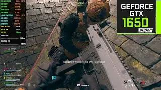 GTX 1650 SUPER - COD Warzone 3 (1080p Extreme + FSR 3 Settings)