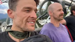 TRYING to follow DANNY HART in WHISTLER (wrecked)