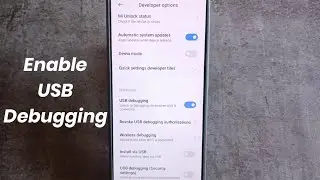 how to enable usb debugging on android