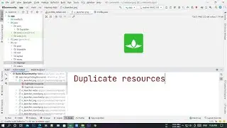 fix duplicate resources in Android Studio || Fix duplicate resources in Android