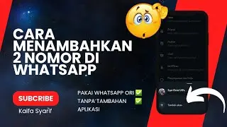 TERBARU 2024 ! CARA MENAMBAHKAN AKUN WHATSAPP JADI 2 NOMOR Dalam satu aplikasi