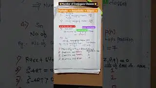 💥CSIR NET पूछता है 💥No. Of Conjugacy Class 💥Parabolic 💥Hyperbolic 💥Ellptic
